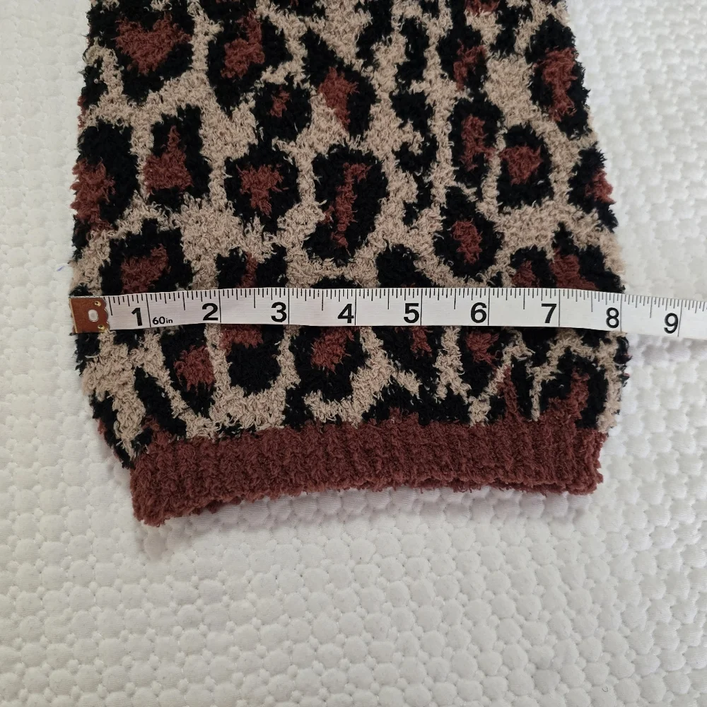 POL Color Block Leopard/butterful Sweater. - Picture 6 of 8